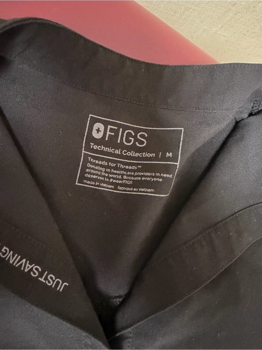 Figs Black Technical Collection Scrub Top M and pants L/P - Picture 3 of 5
